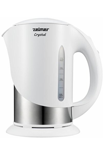 Zelmer Fierbător Crystal ZCK7630W, 1,7 L, 1850 W (alb/argintiu)