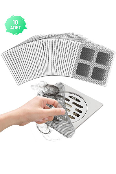 Soillium 10 штук клейких фільтрів для ванної кімнати, фільтр для сміття, філь...