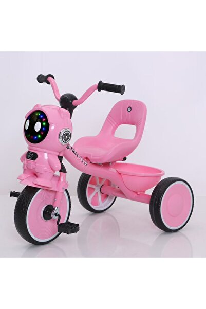 Toybox Kids Tricycle with Rear Storage Basket, Light and Music, 2-5 Years Blue