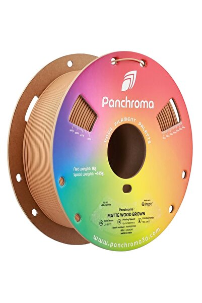 Polymaker Panchroma PLA Filament Mat Ahşap Kahverengi – 1 kg 1.75mm