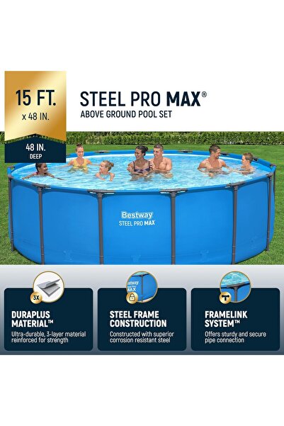 BESTWAY Steel Pro Above Ground Pool