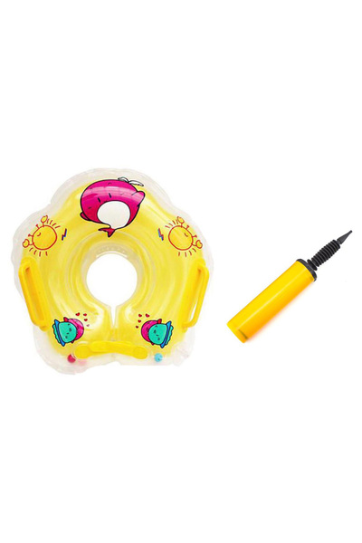 PIKKABOO - Iswimsafe Infant Neck Floater Yellow With Inflate