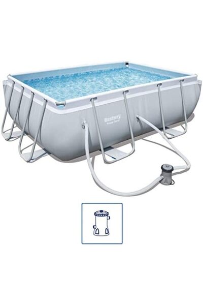 BESTWAY Power Steel Rectangular Pool Set