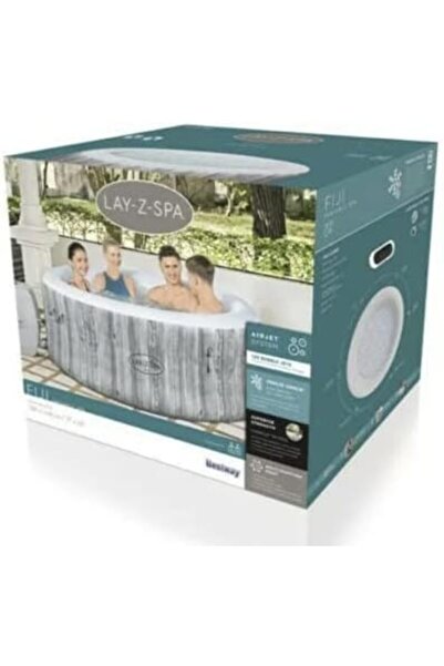 BESTWAY Fiji AirJet Hot Tub, 71 x 26/1.80m x 66cm, Blue/Green