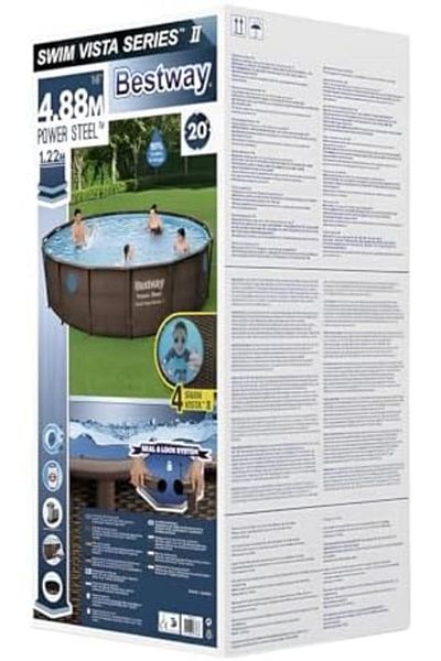 BESTWAY Pool Set Power Steel Vista 488X122Cm