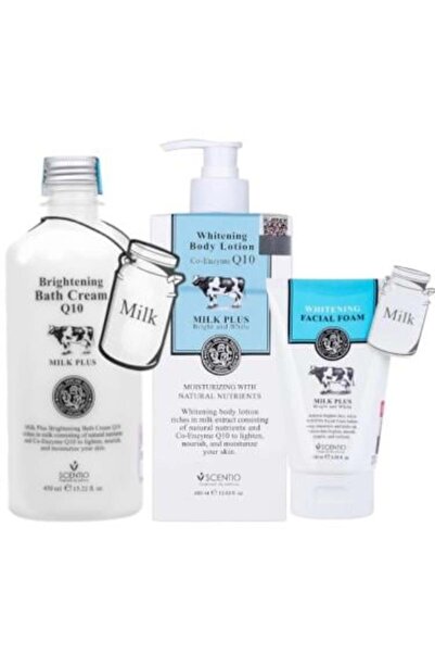 Scentio مجموعة تفتيح البشرة التايلاندية بالحليب من