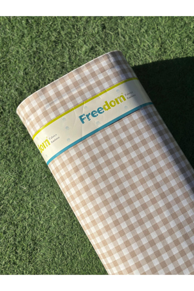 Freedom Ekose Desen Ranforce Kumaş 30 Metre 1 Top