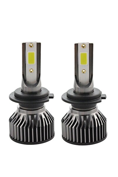 TECHSTAR Set de 2 LED-uri auto Techstar® V6, H7, 40w, 4000 lumeni, 6500K, AUTO, 12-24 volți, COB, Canbus, aluminiu