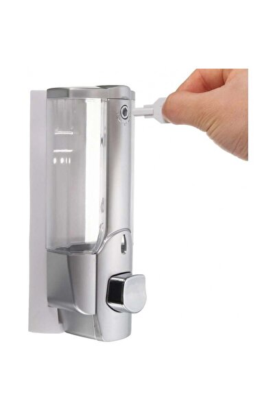 TECHSTAR Dozator de săpun, argintiu, montare pe perete, 350 ml