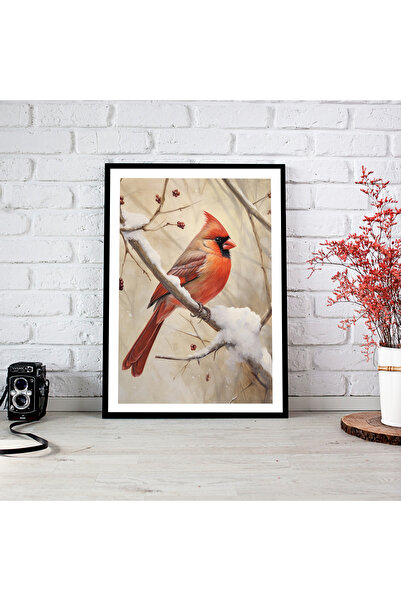 woodsia Tablou cu poster din lemn MDF cu aspect de cadru dintr-o singură buca...