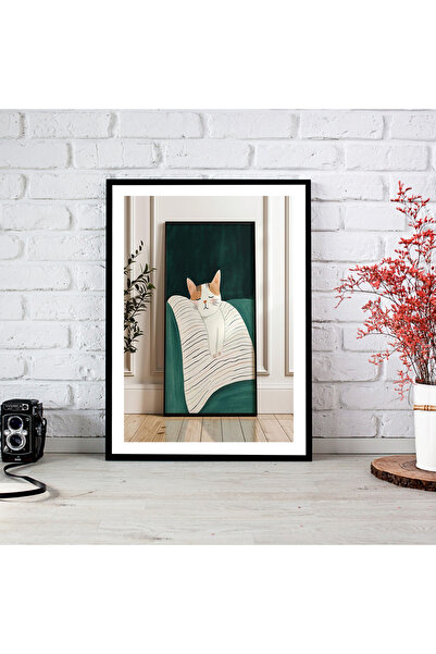 woodsia Tablou cu poster din lemn MDF cu aspect de cadru dintr-o singură buca...