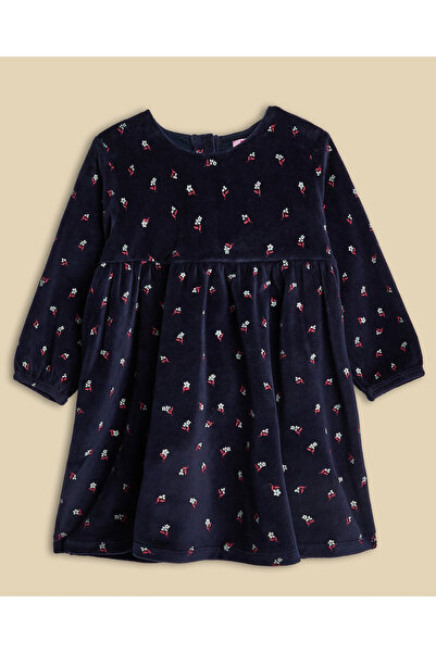 R&B طقم فستان وجوارب مطبوعة بقصّة واسعة وواسعة