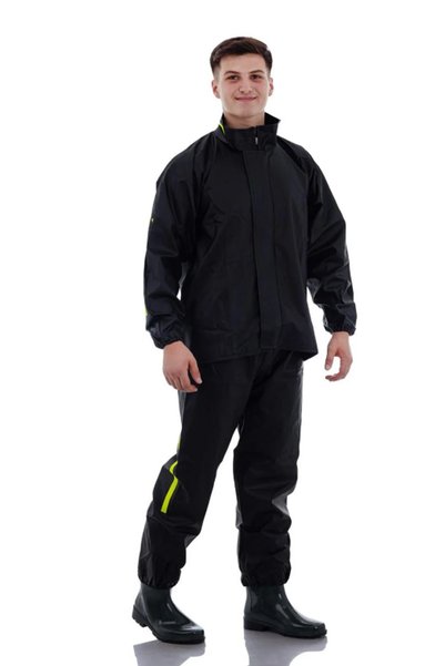 Generic Brand Reflective Moto Courier Raincoat