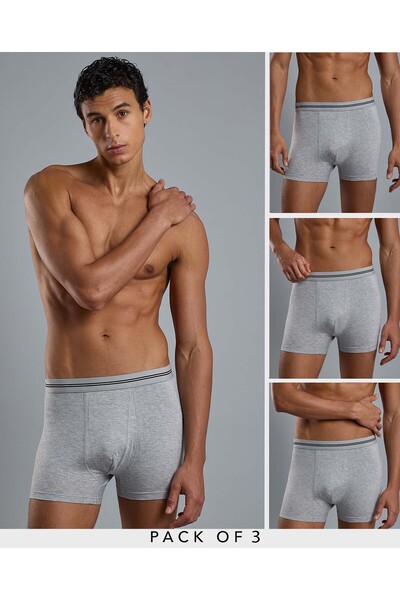 R&B 3 Pack Textured Trunks