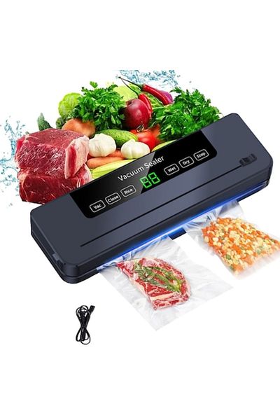 OEM Portable Food Vacuum Sealing Machine, Sealing Bar 35 cm, Digital Touch Panel, 120 W, Multiple Vacuum