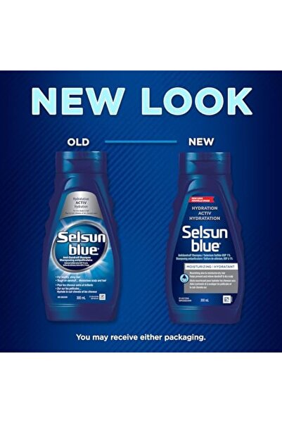 Selsun Blue ACTIV Hydration Anti-Dandruff Shampoo, Controls Dandruff and Flaking, Moisturizes Scalp,