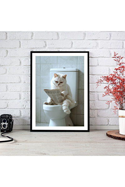 woodsia Tablou cu poster din lemn MDF cu aspect de cadru dintr-o singură buca...