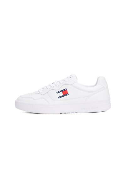 Tommy Hilfiger Tommy Hilfiger Men White New Cupsole Leather Low Top Sneakers