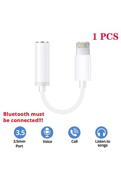 Choice 1PCS Call and Voice NNBILI For Lighting Headphone Adapter for IPhone 11 12 13 14 PM 12Mini SE 2020 X