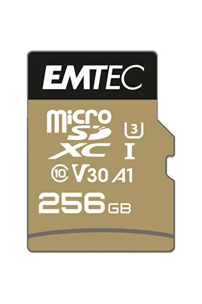 Emtec Card de memorie SpeedIN Pro, 256GB, microSDXC, V30, A1, 4K, Adaptor SD ...