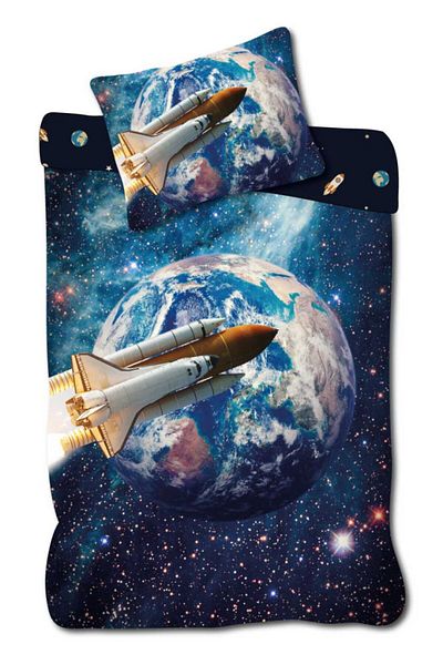 Space Astronaut Galactic Explorer bedding set 140×200cm, 70×90 cm