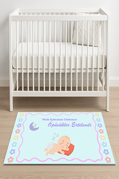 Getcarpet Newborn Baby Warning Mat Front Door |   Humorous Design with Touch ...