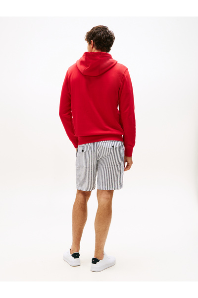 Tommy Hilfiger Men Primary Red Wcc Tommy Logo Hoody