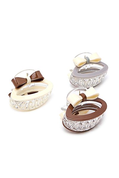 R&B Pack of 3 Claw Clips