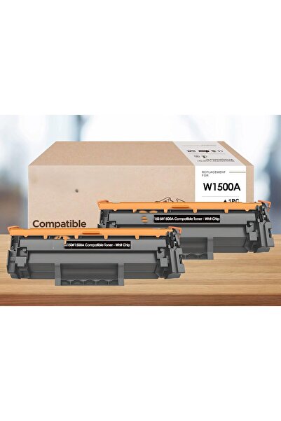 HP Uyumlu 150A W1500A Muadil KARTUŞ- Çipli 2'li Paket / LaserJet MFP M141a /M...