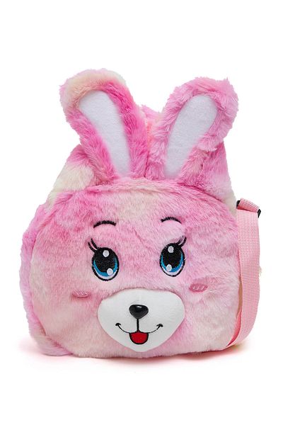 R&B Appliqued Plush Sling Bag