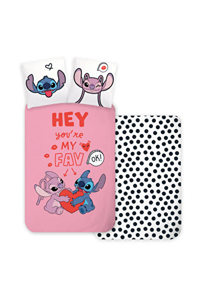 Stitch Σετ κλινοσκεπασμάτων Disney Lilo και Hey 140×200 cm, 70×90 cm