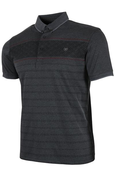 Modarar Men's T-Shirt Polo Neck Regular Fit Patterned Rar01322
