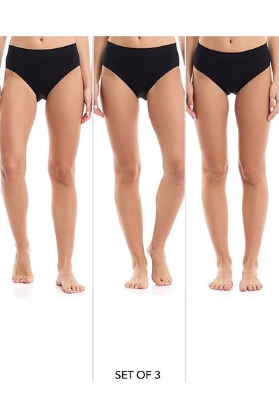 R&B 3 Pack Seamless Bikini Briefs