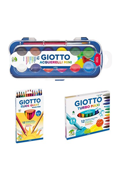 Fila Giotto جيوتو إليوس جاينت كوروبويا توربو ماكسي قلم شمعي 12 قطعة أكويريلي ...