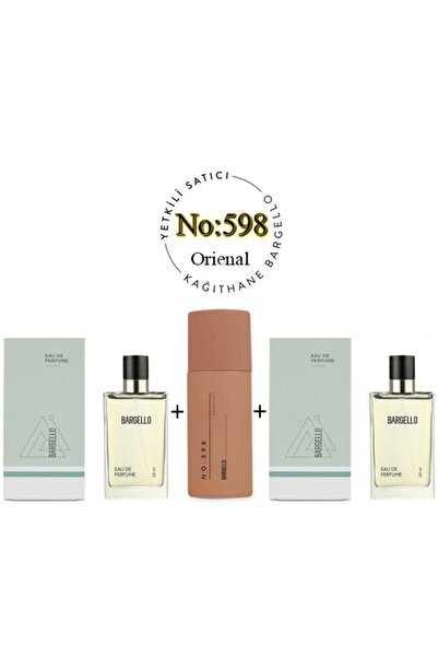 Bargello 598 +598 Unisex Parfüm Edp 50 ml + No: 598 Unisex Deodorant 150 ml -...