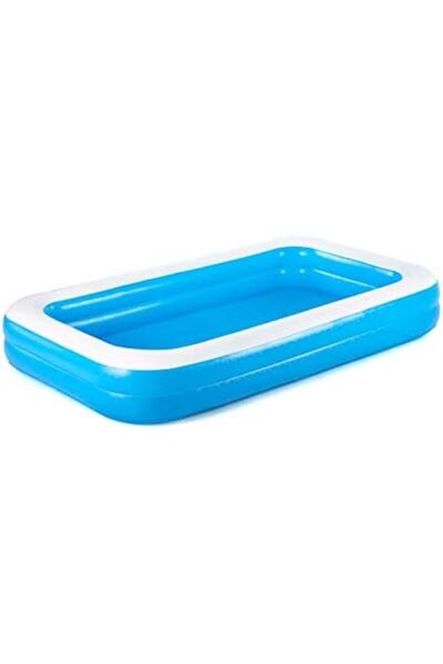 BESTWAY Family Pool Rectangular, Blue, 305x183x46 cm