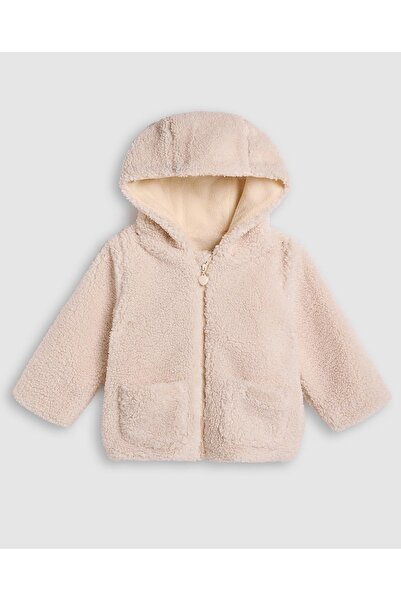 R&B Sherpa Jacket with Zipper Closure