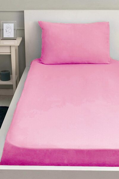 MERTİM Elasticless Woven Solid Color 160X240 Sheet and Pillow Case