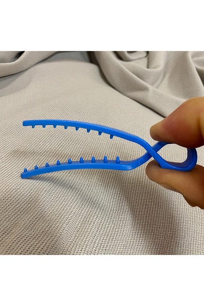 Croc Plastik Saç Pensi 10lu - Profesyonel - Kuaför tipi, Ergonomik, Pratik