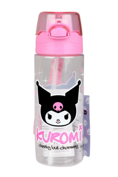 Bliss Licensed Kuromi Water Bottle & Water Bottle Durable and Functional Design Ideal for School and Sports Use