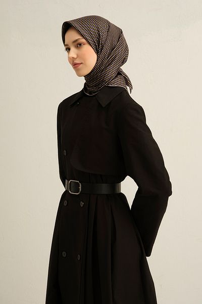 Armine Silk Scarf 9307D (Twi̇ll)-04