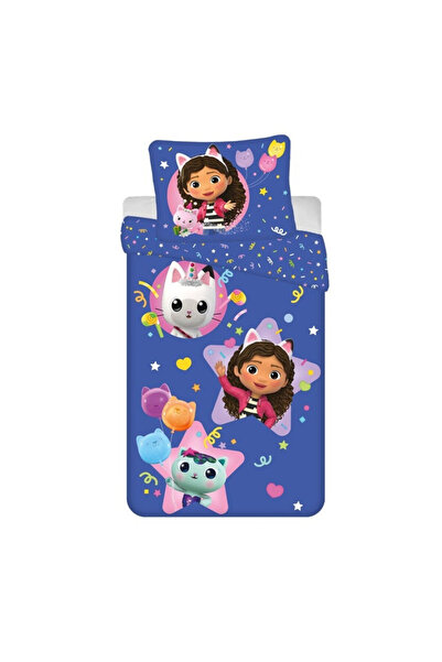 Gabby's Dollhouse bedding set 140×200cm, 63×63 cm microfibre