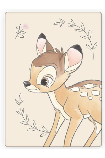 Bambi Disney fleece blanket 100x140cm