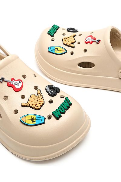 R&B Jibbitz Slingback Clogs