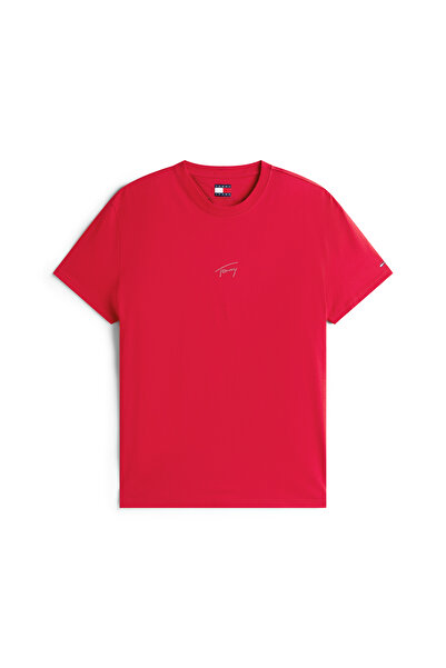 Tommy Hilfiger Tommy Hilfiger Men Bohemian Rose Short Sleeve Crew Neck Regular Fit Tonal Signat T-Shirt