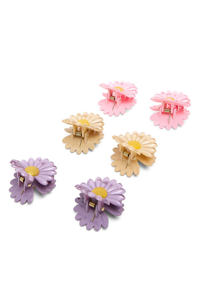 R&B Pack of 6 Hair Claw Clips
