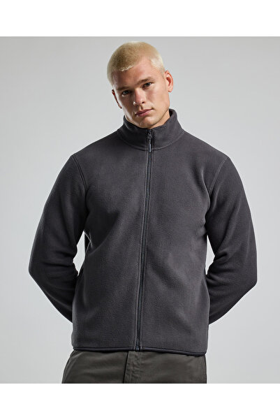 R&B Solid Jacket with Zipper Closure