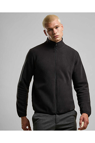 R&B Solid Jacket with Zipper Closure