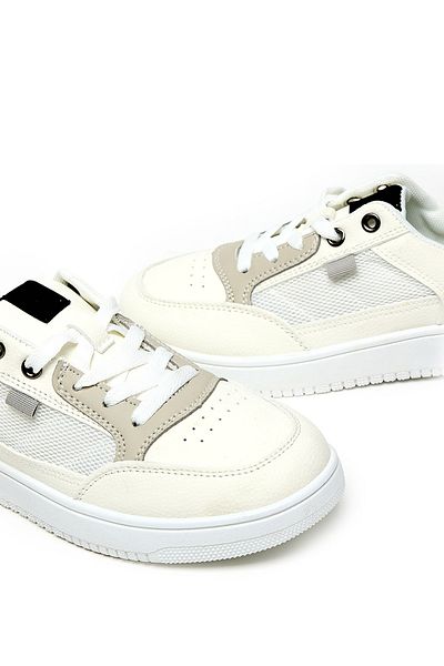 R&B Color Block Velcro Closure Shoes