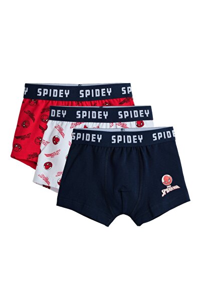 R&B 3 Pack Spider-Man Print Boxer Briefs